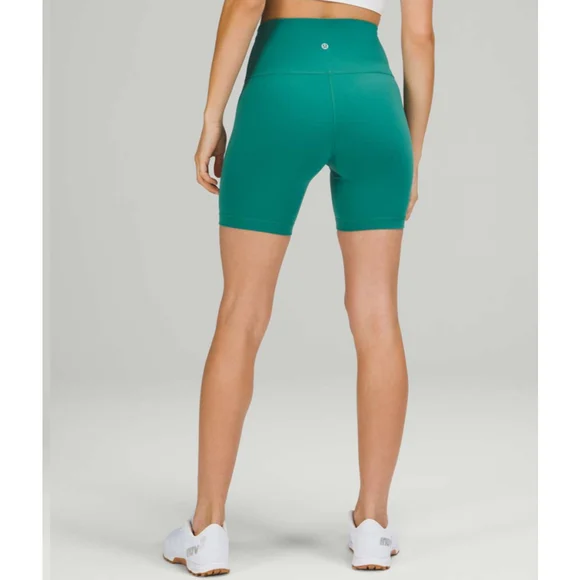 Lululemon Wunder Train High-Rise Short 6" Teal Lagoon - Picture 2 of 6
